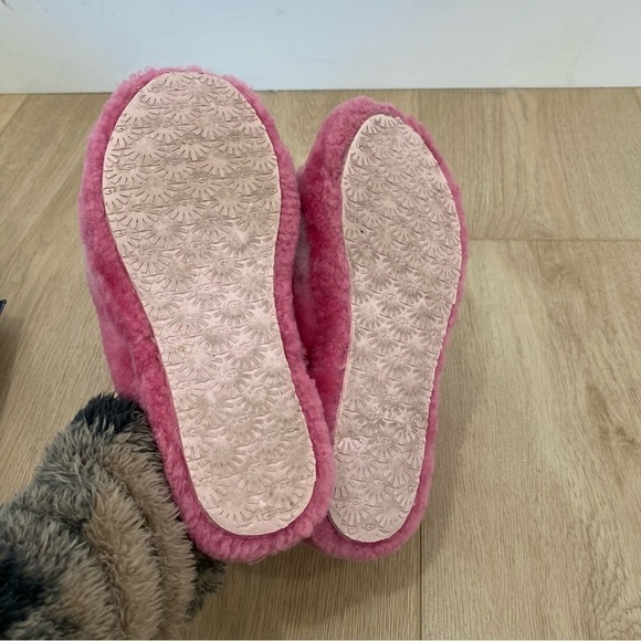 UGG Fluff Yeah Slides Slippers Pink Combo Gradient Size 5 - Picture 7 of 7